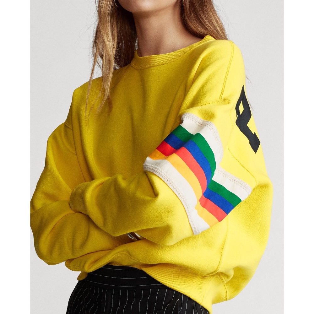 Polo Ralph Lauren Fleece Rainbow Trim Sweatshirt